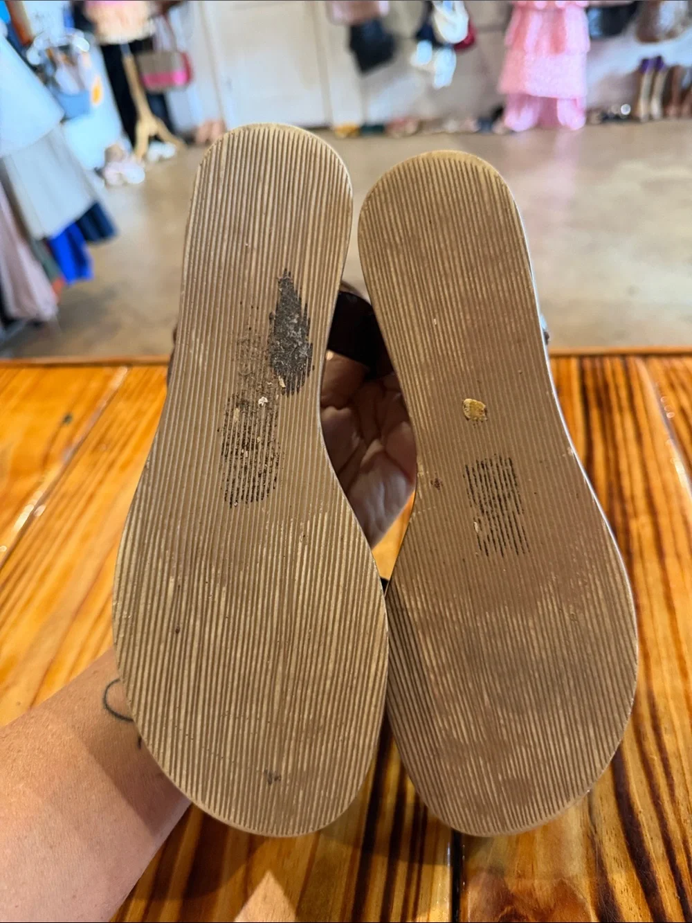 Blowfish Brown Platform Sandal with Ankle Strap